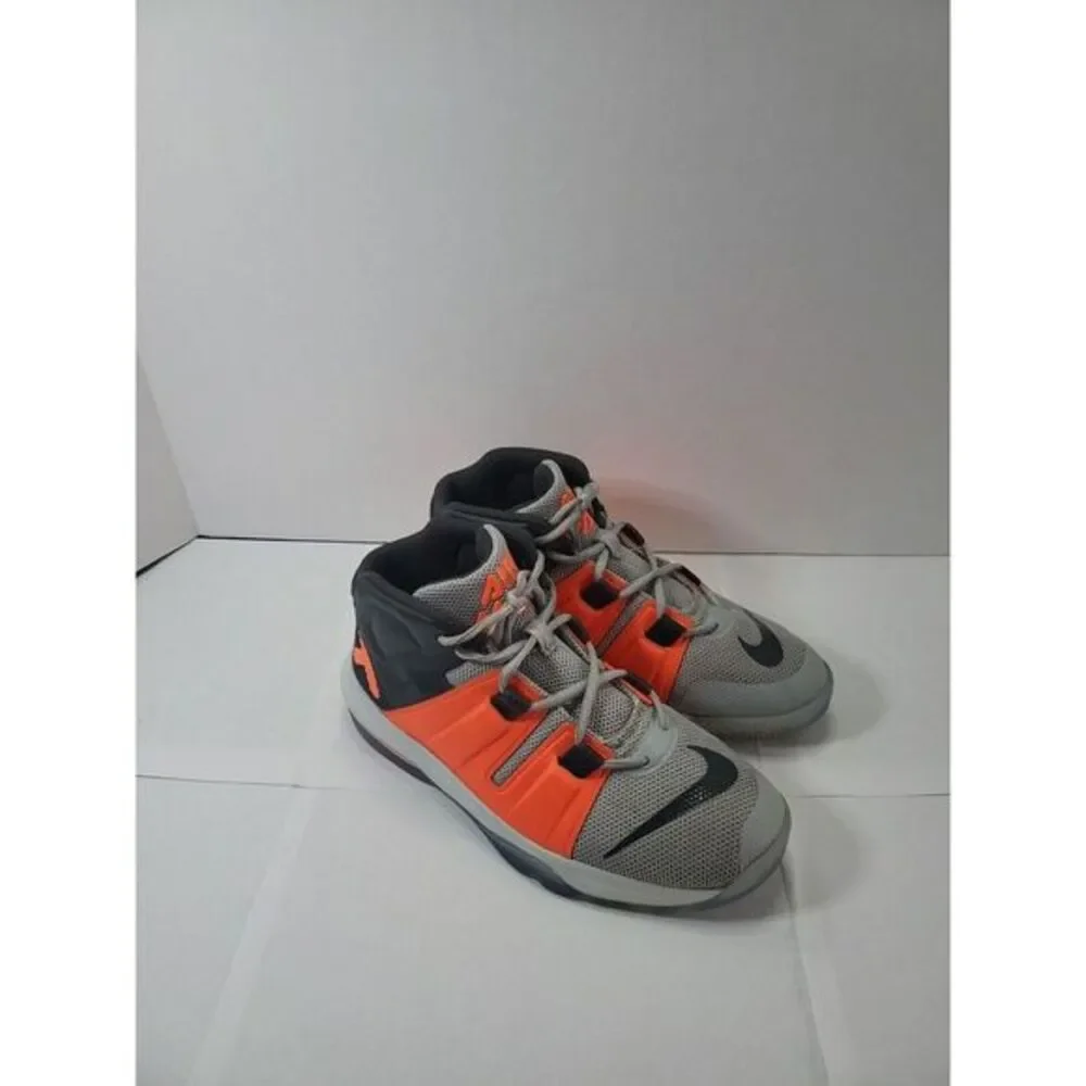 Nike Air‎ Max Charge GS CD7027-006 Gray Orange Running Athletic Shoes Size7y